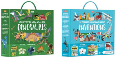 Coffret du méga atlas Sassi pour les enfants